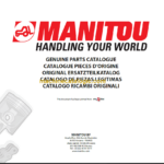 Manitou MT 1436 R PRIVILEGE Parts Catalogue