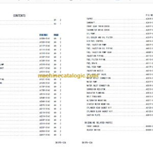 Komatsu D61PX-12 Parts Book