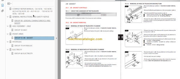 Manitou 170 AETJL REPAIR MANUAL