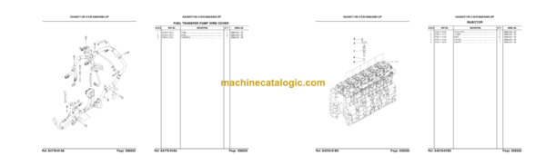 Komatsu PC300SE-8 PC300LCSE-8 Hydraulic Excavator Parts Catalog