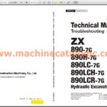 Hitachi 2024 Large Excavator & Mining Excavator Service Manual and Parts Catalog Full SET