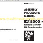Hitachi EX8000-7 ASSEMBLY PROCEDURE MANUAL