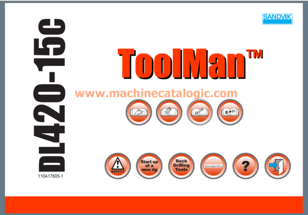 Sandvik DL420-15C Toolman (Service Manual, Parts Catalog, Operator's and Maintenance Manual