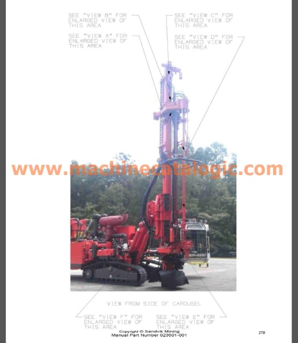 Sandvik DR540 Drill Spare Parts Manual