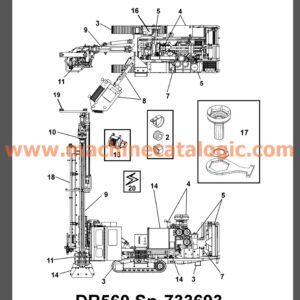 Sandvik DR560 Drill Rig Parts Manual PDF