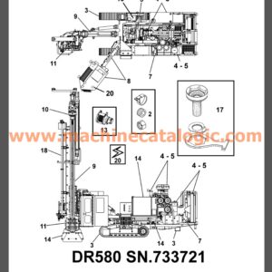 Sandvik DR580 Drill Rig Parts Manual