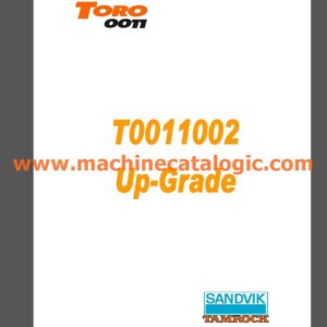 Sandvik Toro 0011 Workshop Manual and Technical Documents PDF