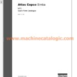 Atlas Copco Simba M7C Drilling Machine Spare Parts Catalogue