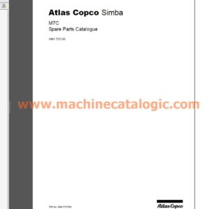 Atlas Copco Simba M7C Drilling Machine Spare Parts Catalogue