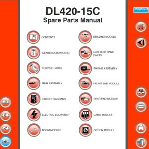 Sandvik DL420-15C Drilling Rig Spare Parts Manual