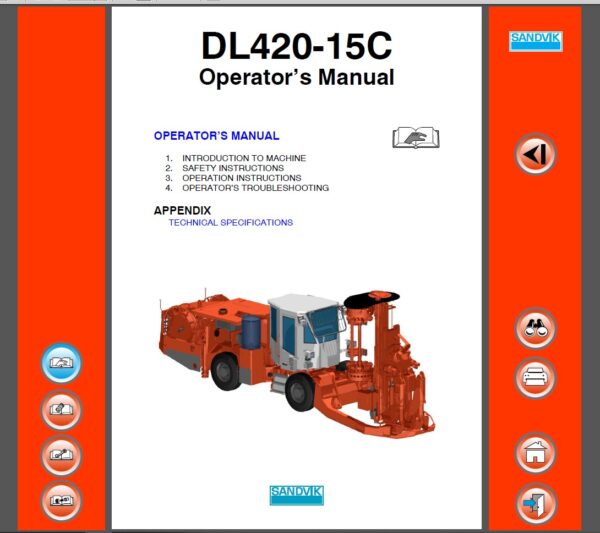 Sandvik DL420 and DL420-15C Drilling Rig Operator’s Manual