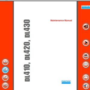 Sandvik DL410, DL420, DL430 Drilling Rig Maintenance Manual