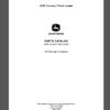John Deere 323D Compact Track Loader Parts Catalog