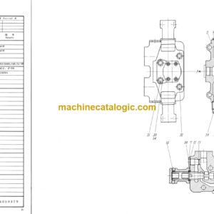 Hitachi KH70 KH100 KH150-2 PD7 Equipment Components Parts Catalog