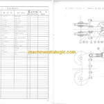 Hitachi KH150-2 40S BOOM SUPPORT TYPE PILE DRIVER Parts Catalog