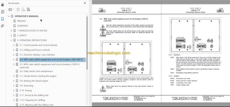 SOLO 7-15 F Operator's Manual Serial No. 105A8493-1