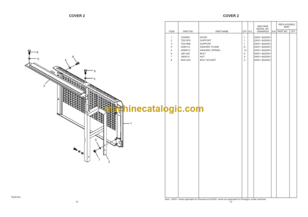 Hitachi EX200-210 Super+ Parts Catalog