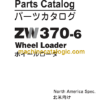 Hitachi ZW370-6 Wheel Loader Parts Catalog