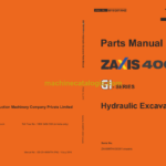 Hitachi ZAXIS 400MTH GI-SERIES Hydraulic Excavator Parts Catalog