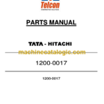 TATA Hitachi 1200-0017 Parts Catalog