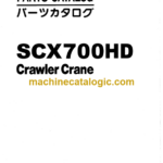 Hitachi Sumitomo SCX700HD Crawler Crane Parts Catalog
