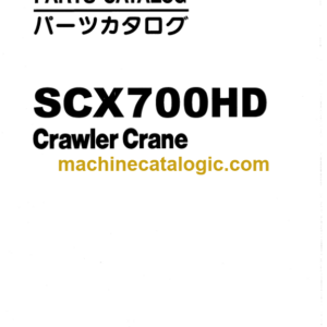 Hitachi Sumitomo SCX700HD Crawler Crane Parts Catalog