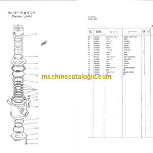 Hitachi KH180-5 Parts Catalog Serial No.00914-