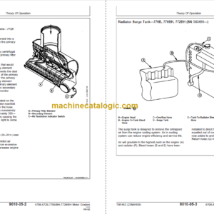 John Deere 670B 672B 770B 770BH 772B 772BH Motor Graders Operation and Test Technical Manual