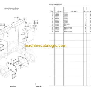 TATA Hitachi 1200-0017 Parts Catalog