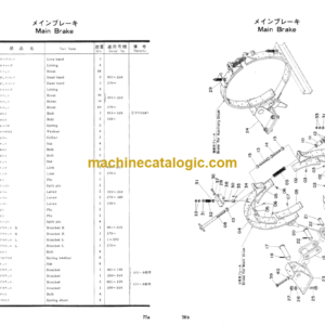 Hitachi KH100 Hydraulic Crawler Crane Parts Catalog