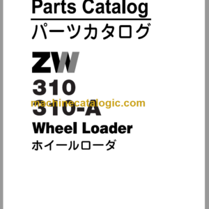 Hitachi ZW310 ZW310-A Wheel Loader Parts Catalog