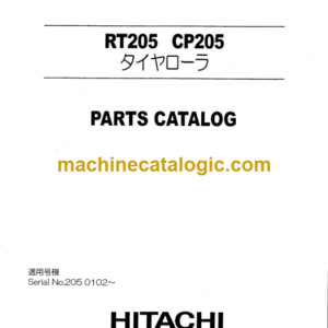 Hitachi RT205 CP205 Parts Catalog