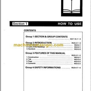 Hitachi EX60 Service Manual