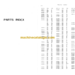 Hitachi KH125-3 Equipment Components Parts Catalog Serial No.0801-
