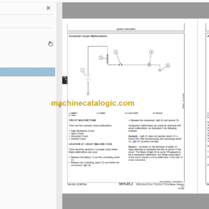 John Deere 670C 670CH 672CH 770C 770CH 772CH Motor Graders Operation and Test Technical Manual