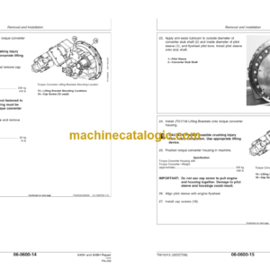 John Deere 640H and 648H Skidder Repair Technical Manual