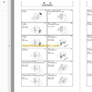 Hitachi ZW310 ZW310-A Wheel Loader Parts Catalog