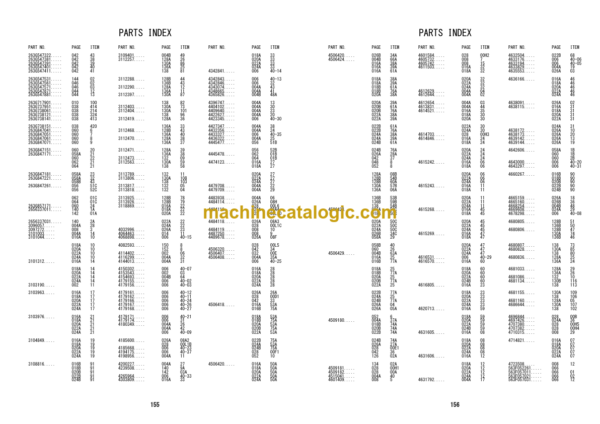 Hitachi ZW180-5B ZW180PL-5B Wheel Loader Equipments Components Parts Catalog