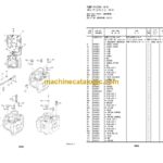 Hitachi ZC35C-3 35T-3 50C-3 50T-3 Vibratory Roller Equipment Components Parts Catalog