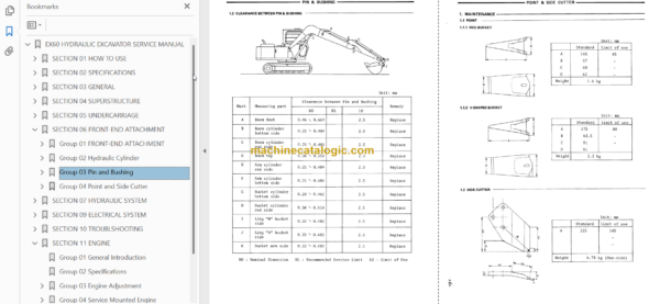 Hitachi EX60 Service Manual