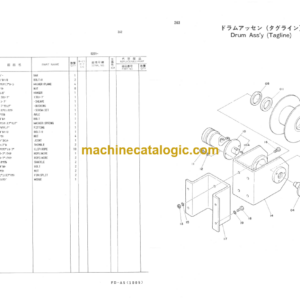 Hitachi KH500-3 Hydraulic Crawler Crane Parts Catalog