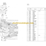 Hitachi KH125-3 Equipment Components Parts Catalog Serial No.0801-