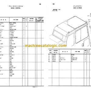 Hitachi Sumitomo SCX1500-2 Crawler Crane Parts Catalog