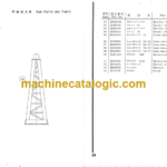 Hitachi KH150-40R LEADER ROTATING TYPE PILE DRIVERS Parts Catalog