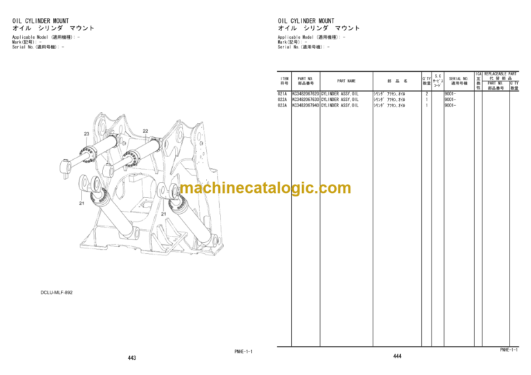 Hitachi ZW370-5B Wheel Loader (PNH-1-1) Parts Catalog