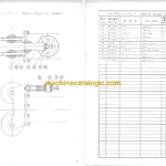Hitachi KH150-2 40S BOOM SUPPORT TYPE PILE DRIVER Parts Catalog