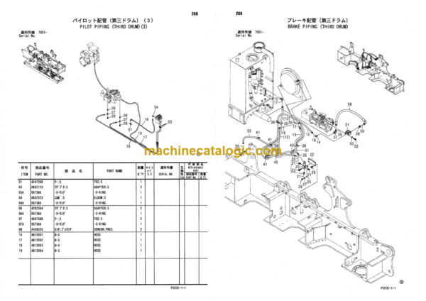 Hitachi Sumitomo SCX1500-2 Crawler Crane Parts Catalog