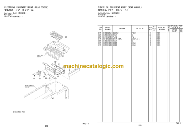 Hitachi ZW370-5B Wheel Loader (PNH-1-1) Parts Catalog