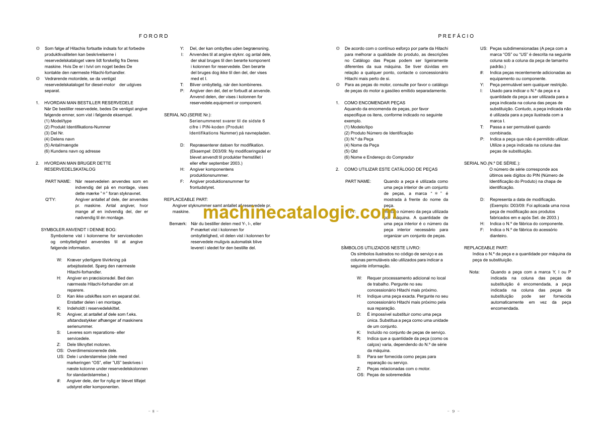 Hitachi ZV250PR-G ZV350PR-G Reversible Vibratory Plate Parts Catalog