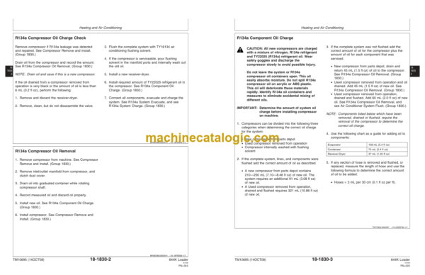 John Deere 644K Loader Repair Technical Manual